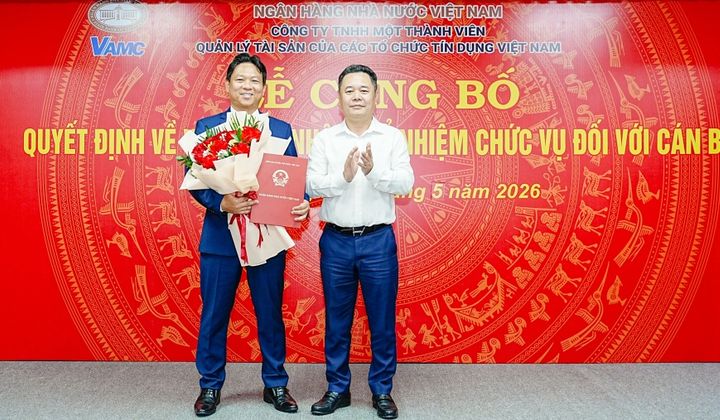 Bổ nhiệm ông Nguyễn Hoài Đức giữ chức vụ Phó Tổng Giám đốc VAMC