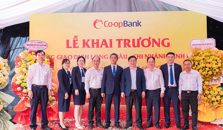 Co-opBank chi nhánh Vĩnh Long khai trương Phòng giao dịch Long Châu