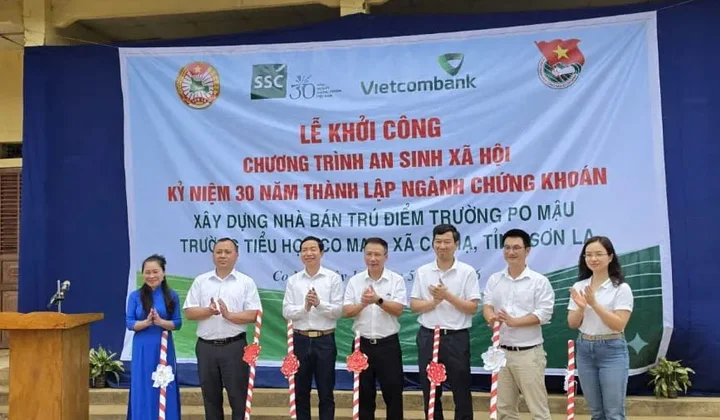 Vietcombank tài trợ xây dựng nhà bán trú cho học sinh vùng cao Sơn La