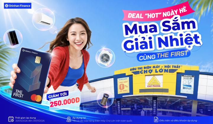 Deal “HOT” ngày hè – Mua sắm giải nhiệt cùng THE FIRST