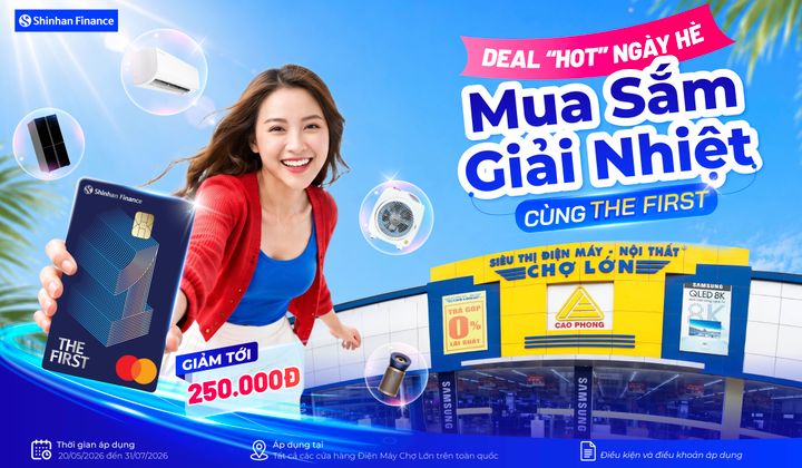 Deal “HOT” ngày hè – Mua sắm giải nhiệt cùng THE FIRST