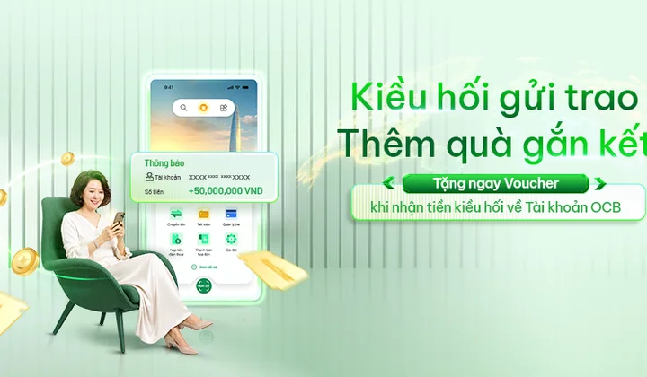 OCB triển khai chương trình “Kiều hối về tay - Quà liền tay”