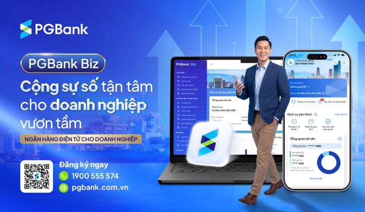 PGBank ra mắt ngân hàng số hợp kênh PGBank Biz cho doanh nghiệp