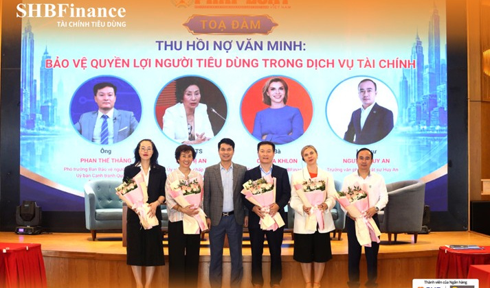 SHBFinance tham gia tọa đàm “Thu hồi nợ văn minh”, nhấn mạnh vai trò tuân thủ và phát triển tài chính tiêu dùng bền vững