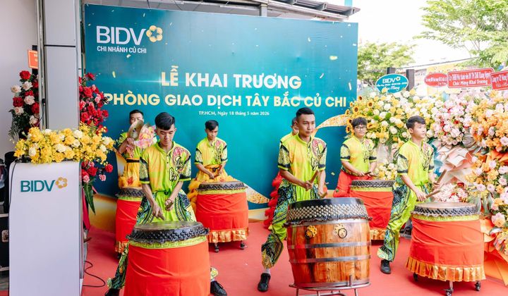 BIDV Chi nhánh Củ Chi khai trương địa điểm mới của Phòng giao dịch Tây Bắc Củ Chi