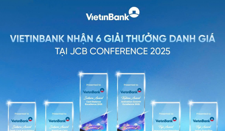 VietinBank được vinh danh 6 giải thưởng tại JCB Conference 2025