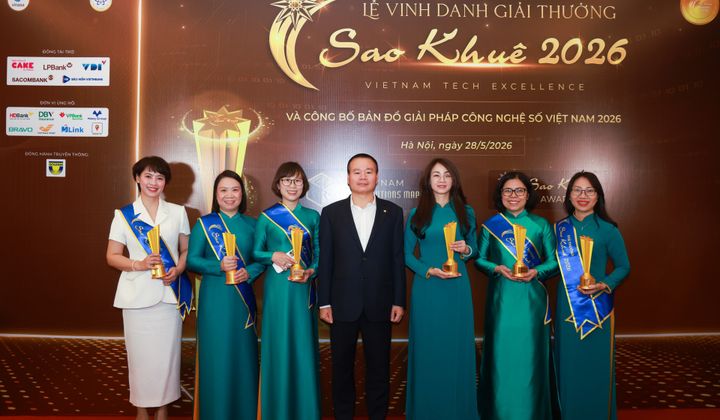Sao Khuê 2026: Dấu ấn số hóa vượt trội của BIDV