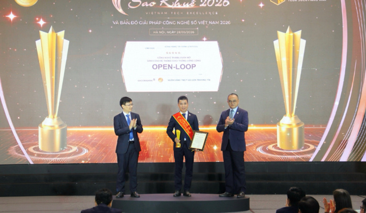 SACOMBANK khẳng định năng lực số với giải thưởng Sao Khuê 2026