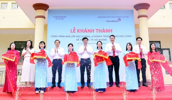 VietinBank tài trợ 6 tỷ đồng xây dựng trường học tại Hải Phòng