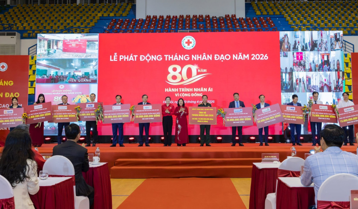 Agribank ủng hộ 20 tỷ đồng hưởng ứng Tháng Nhân đạo năm 2026
