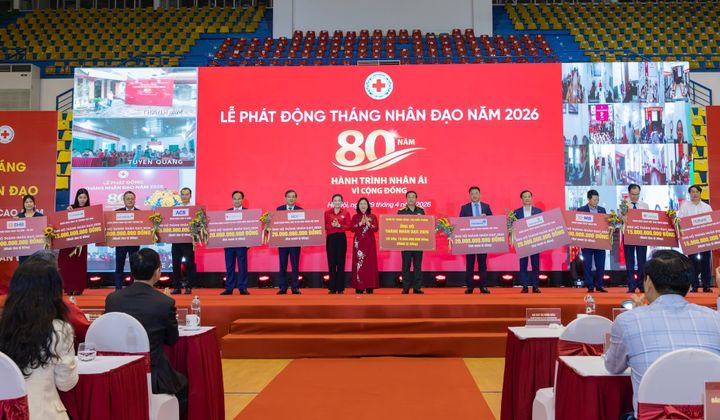 Agribank ủng hộ 20 tỷ đồng hưởng ứng Tháng Nhân đạo năm 2026