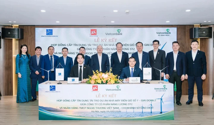 Sở giao dịch Vietcombank tài trợ dự án điện gió tại Cần Thơ