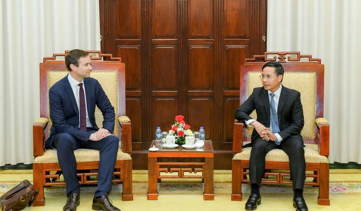 Thống đốc Phạm Đức Ấn tiếp Trưởng Văn phòng đại diện Quỹ Tiền tệ quốc tế tại Việt Nam, Lào và Campuchia
