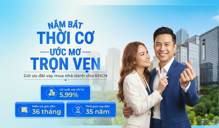 PVcomBank hỗ trợ gia đình trẻ an cư với gói vay mua nhà