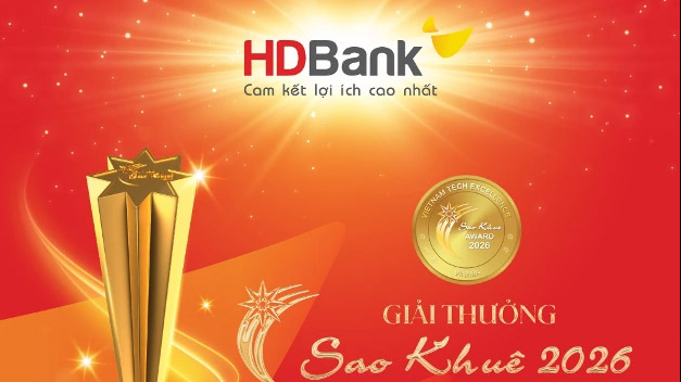 HDBank ghi dấu ấn tại Sao Khuê 2026 với bộ đôi giải pháp y tế số MediPay và MediFast
