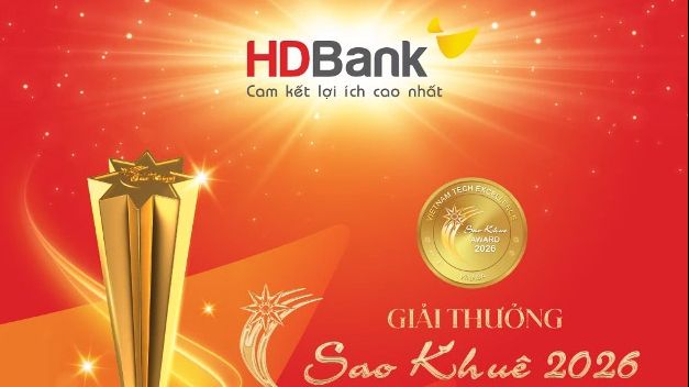 HDBank ghi dấu ấn tại Sao Khuê 2026 với bộ đôi giải pháp y tế số MediPay và MediFast