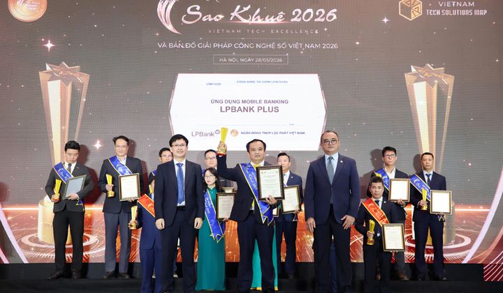 LPBank Plus được vinh danh tại Giải thưởng Sao Khuê 2026