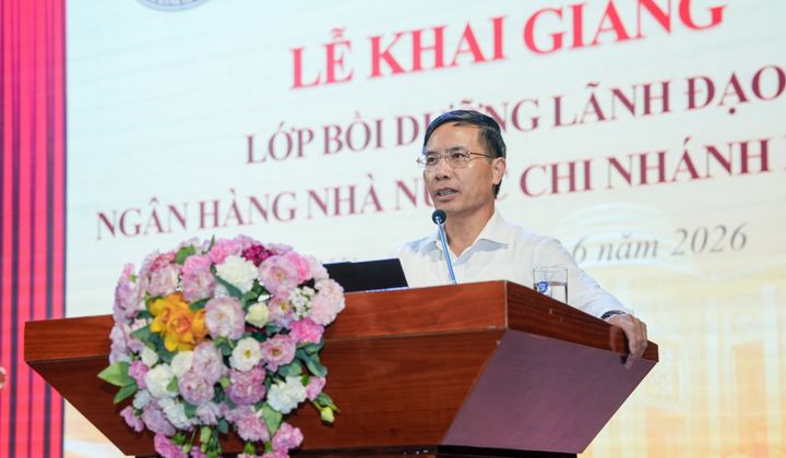 Khai giảng Lớp bồi dưỡng Lãnh đạo Ngân hàng Nhà nước chi nhánh khu vực