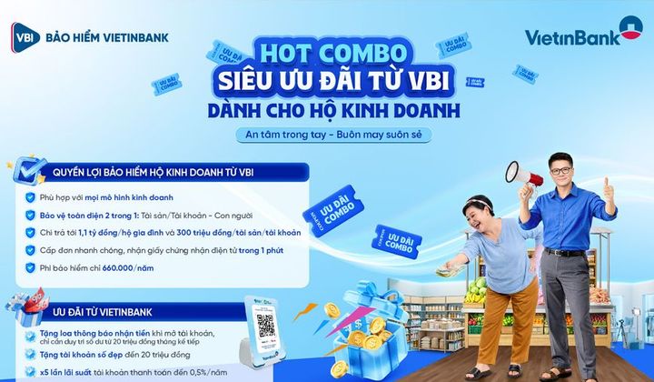 VBI và VietinBank ra mắt sản phẩm Bảo hiểm Hộ kinh doanh tích hợp bảo vệ tài sản và an ninh mạng