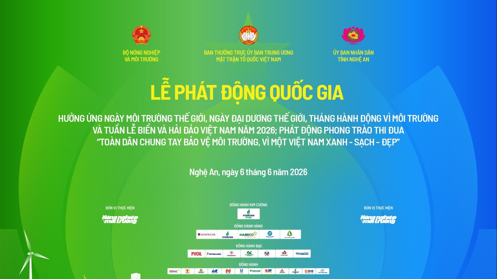 Agribank đồng hành chuỗi sự kiện hưởng ứng Ngày Môi trường thế giới và Ngày Đại dương thế giới năm 2026