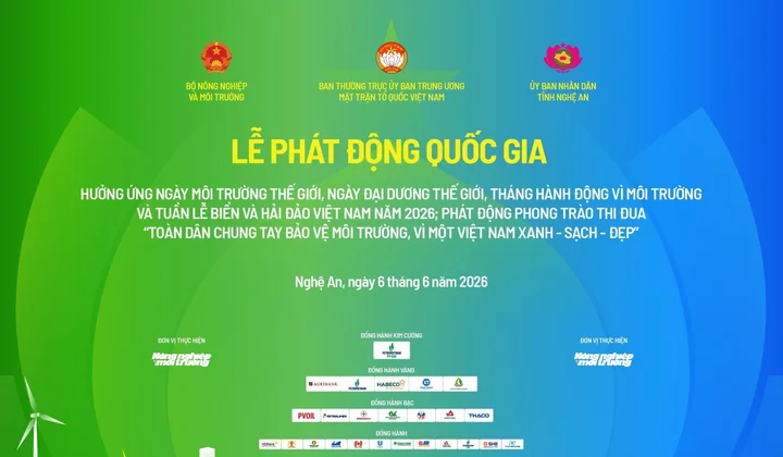 Agribank đồng hành chuỗi sự kiện hưởng ứng Ngày Môi trường thế giới và Ngày Đại dương thế giới năm 2026