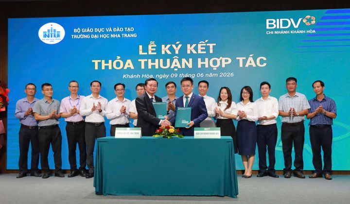 BIDV Khánh Hòa hợp tác toàn diện với Trường Đại học Nha Trang