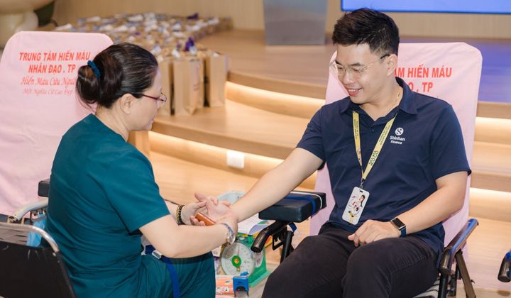 Shinhan Finance: Gần 100 nhân viên chung tay hiến máu cứu người tại TP. Hồ Chí Minh và Hà Nội