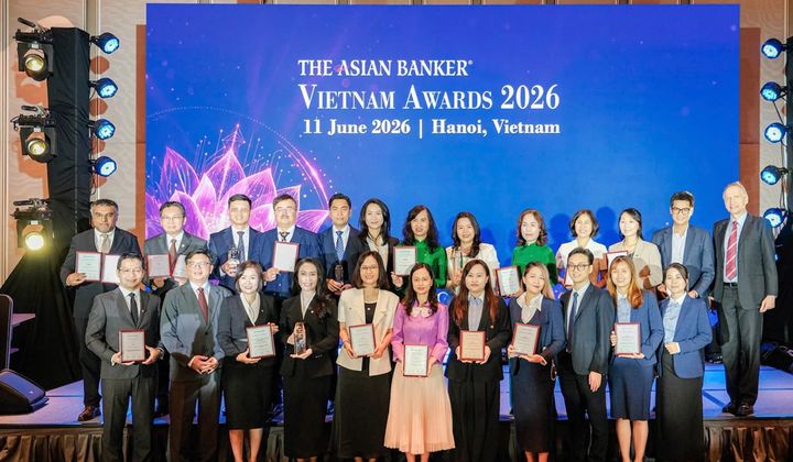 Vietcombank nhận ba giải thưởng lớn từ The Asian Banker