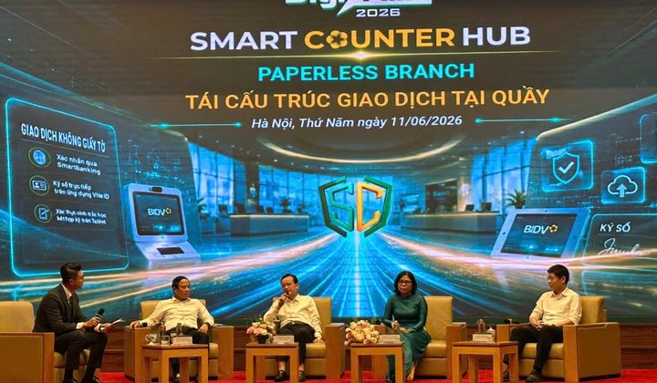 BIDV thúc đẩy số hóa giao dịch tại quầy với mô hình Smart Counter Hub