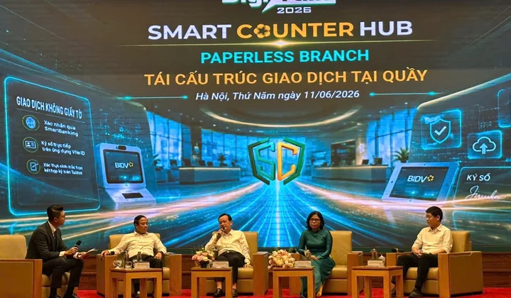 BIDV thúc đẩy số hóa giao dịch tại quầy với mô hình Smart Counter Hub