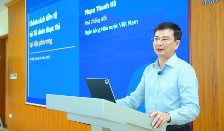 Phó Thống đốc Phạm Thanh Hà dự giảng Lớp bồi dưỡng Lãnh đạo NHNN chi nhánh Khu vực