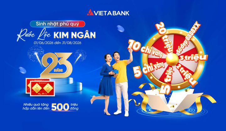VietABank tri ân khách hàng dịp kỷ niệm 23 năm thành lập