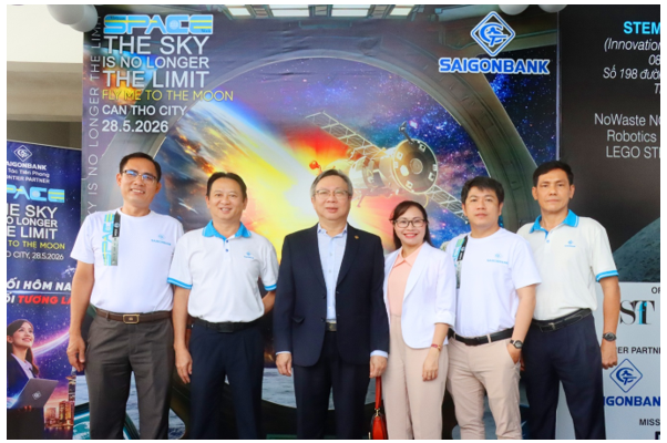 SaiGonBank đồng hành Vietnam Space Week 2026 tại Cần Thơ
