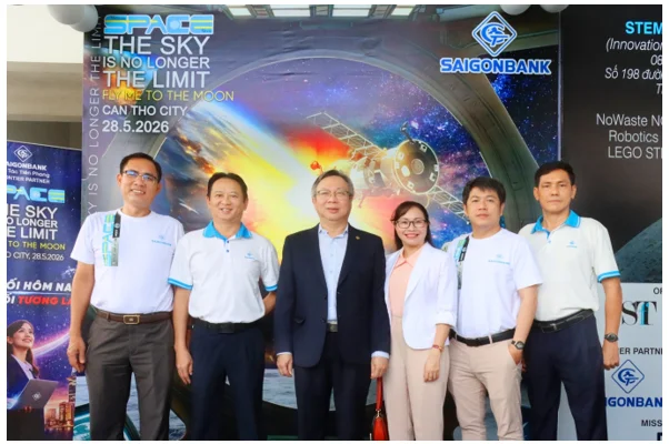 SaiGonBank đồng hành Vietnam Space Week 2026 tại Cần Thơ