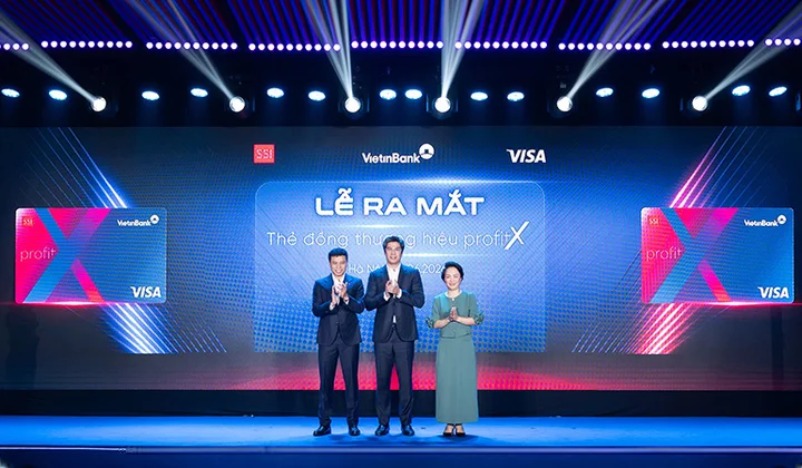 SSI, VietinBank và Visa ra mắt thẻ ProfitX tích hợp đầu tư và thanh toán