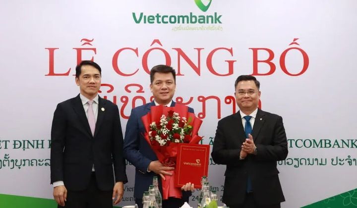 Vietcombank công bố nhân sự lãnh đạo cấp cao tại Vietcombank Lào