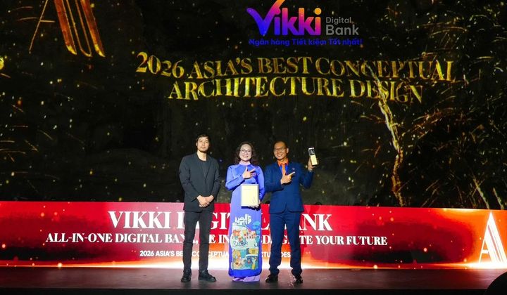 Vikki Digital Bank nhận hai giải thưởng thiết kế tại Asia Architecture Design Awards 2026