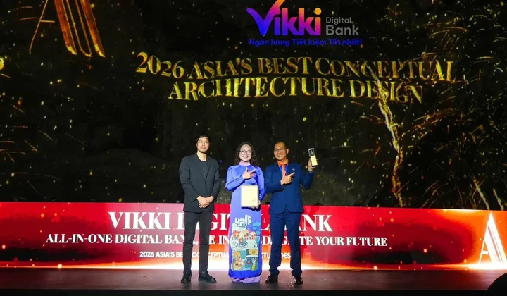 Vikki Digital Bank nhận hai giải thưởng thiết kế tại Asia Architecture Design Awards 2026