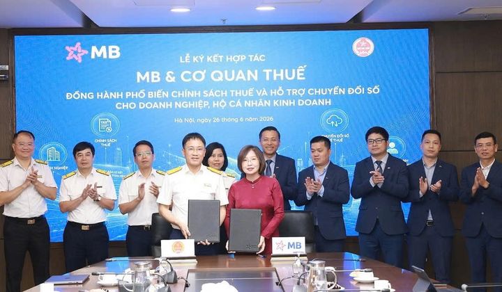 MB kết nối mạng lưới với 33 cơ quan thuế địa phương