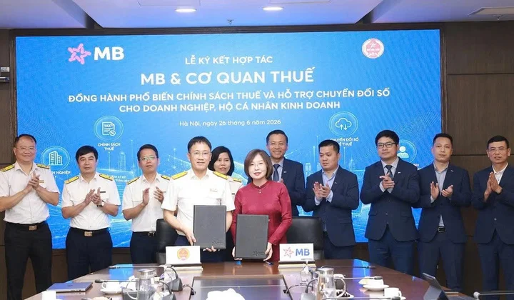 MB kết nối mạng lưới với 33 cơ quan thuế địa phương