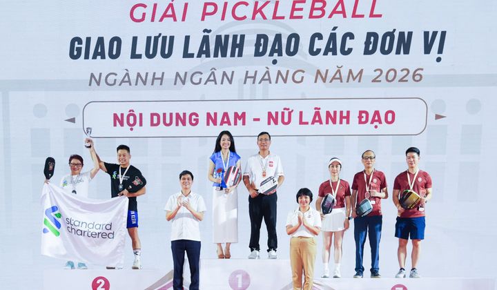 Bế mạc Giải Pickleball Family Cup Ngân hàng Việt Nam 2026