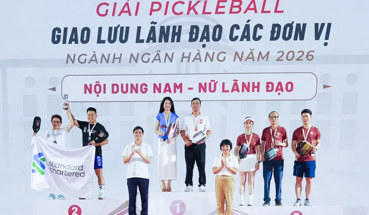 Bế mạc Giải Pickleball Family Cup Ngân hàng Việt Nam 2026