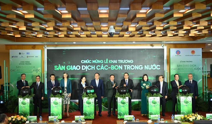 Khai trương Sàn giao dịch carbon trong nước, BIDV vận hành hệ thống thanh toán
