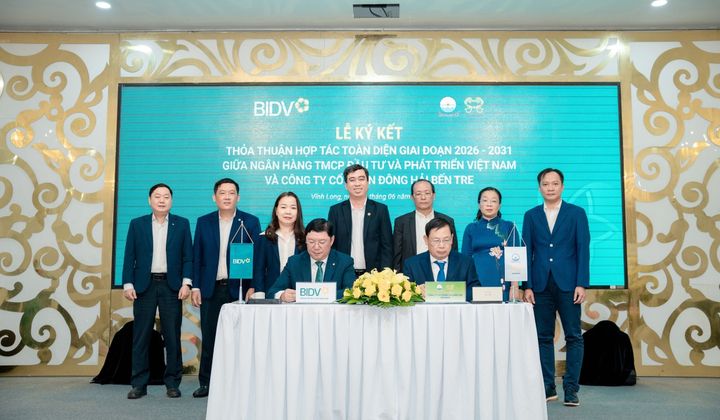 BIDV và DOHACO ký thỏa thuận hợp tác toàn diện giai đoạn 2026 - 2031