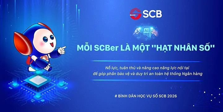 Bình dân học vụ số 2026: Mỗi SCBer là một "Hạt nhân số"