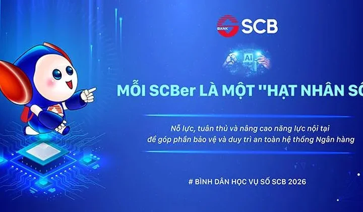 Bình dân học vụ số 2026: Mỗi SCBer là một "Hạt nhân số"