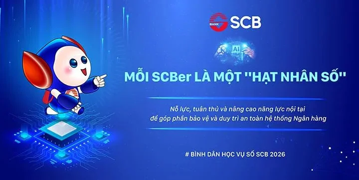 Bình dân học vụ số 2026: Mỗi SCBer là một "Hạt nhân số"