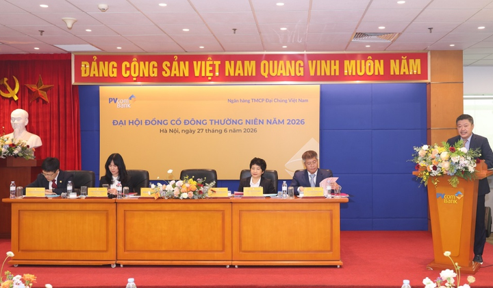 ĐHĐCĐ PVcomBank thông qua kế hoạch kinh doanh năm 2026, báo cáo kết quả 2025