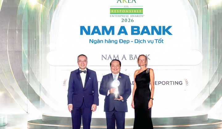 Nam A Bank nhận giải thưởng quốc tế về Báo cáo phát triển bền vững