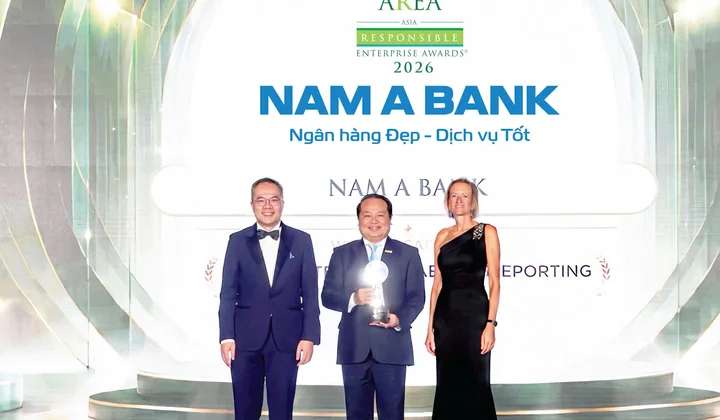 Nam A Bank nhận giải thưởng quốc tế về Báo cáo phát triển bền vững
